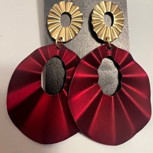Large statement earrings